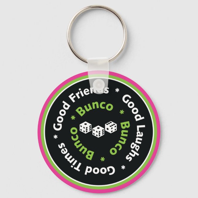 bunco good friends key ring (Front)