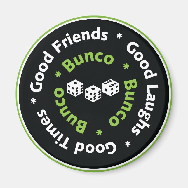 bunco good friends magnet (Front)