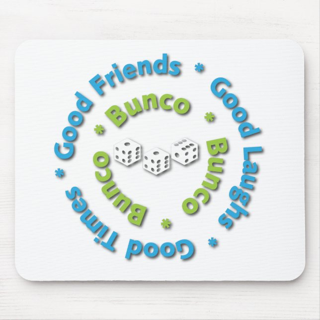 bunco good friends mouse mat (Front)