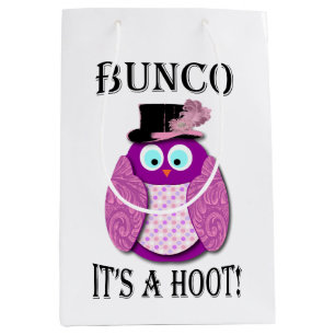 Bunco It's A Hoot Medium Gift Bag