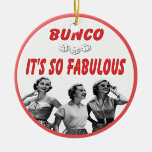 bunco it's so fabulous ceramic tree decoration