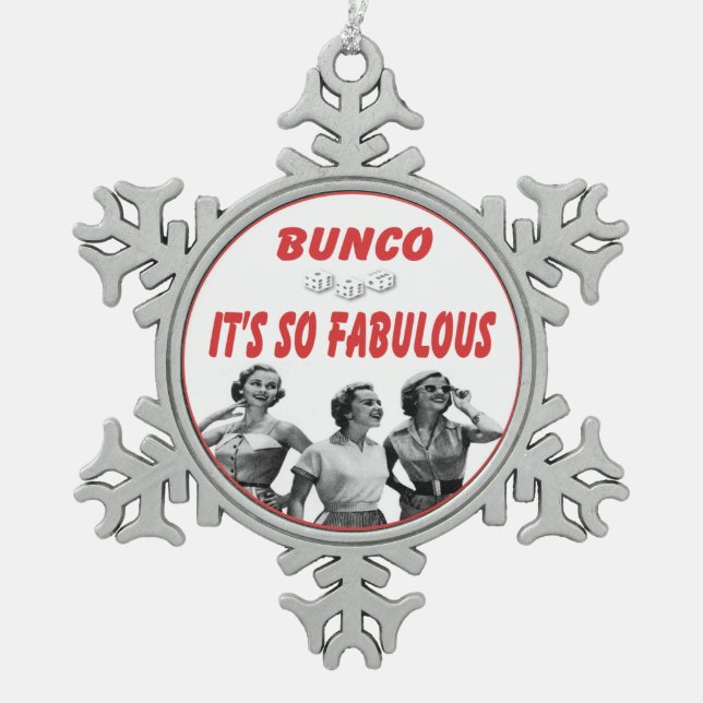 Bunco It's So Fabulous Ornament (Front)
