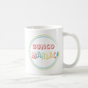 bunco maniac coffee mug