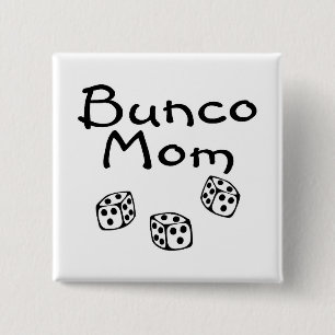 Bunco Mum 15 Cm Square Badge