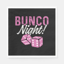 Bunco Napkins Bunco Night Party Decorations