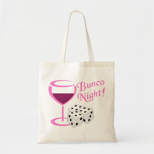 Bunco Night Tote Bag (Front)