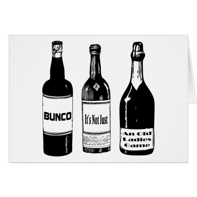 Bunco Not Just An Old Ladies Game (Front Horizontal)
