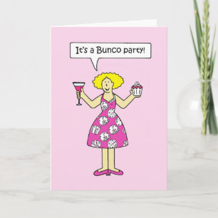 Bunco Party Invitation