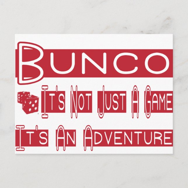 bunco players postcard (Front)