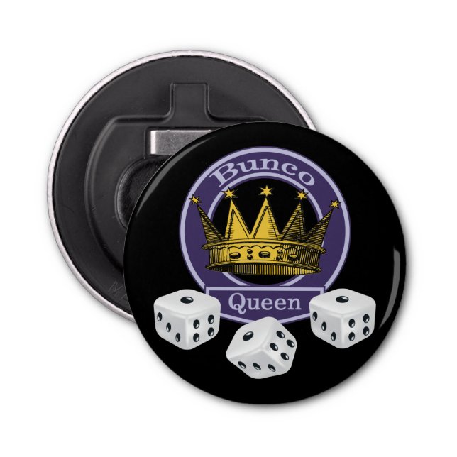 Bunco Queen Bottle Opener (Front)