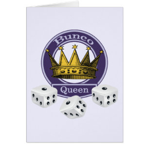 Bunco Queen Crown and Dice