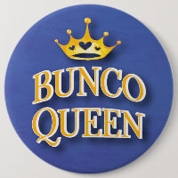 Bunco Queen Heart Crown Yellow Watercolor
