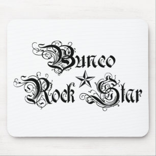 bunco rock star mouse mat