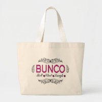 Bunco, Roll, Chat, Laugh In Pink, Black and White