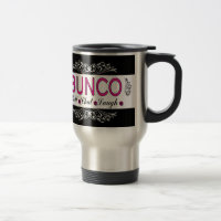 Bunco, Roll, Chat, Laugh In Pink, Black and White
