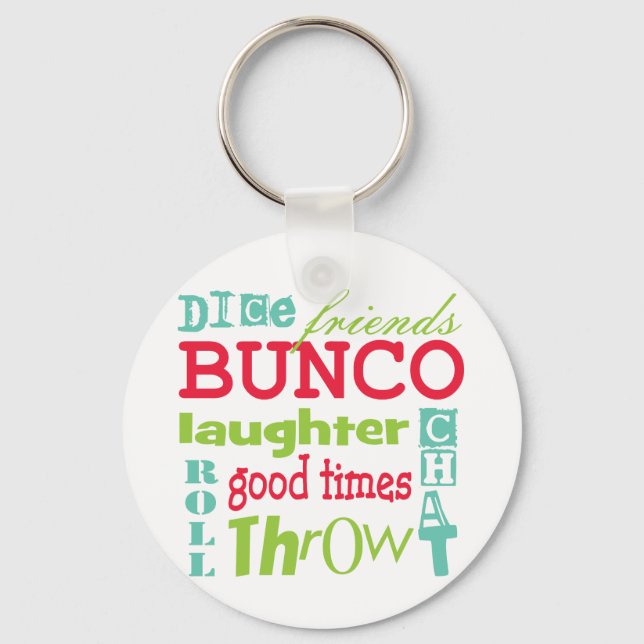 Bunco Subway Art Design By Artinspired Key Ring (Front)