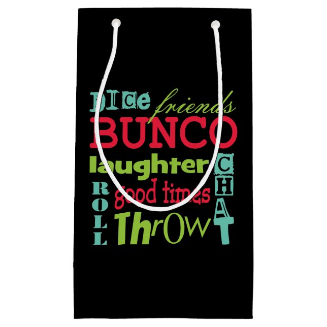 Bunco Subway Art Small Gift Bag (Front)
