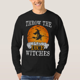 Bunco Throw The Dice Witches Bunco Game Halloween T-Shirt