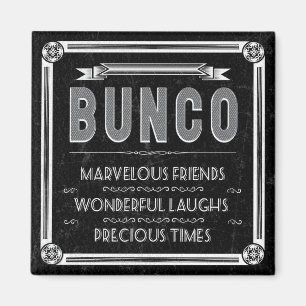 Bunco Vintage Typography Magnet