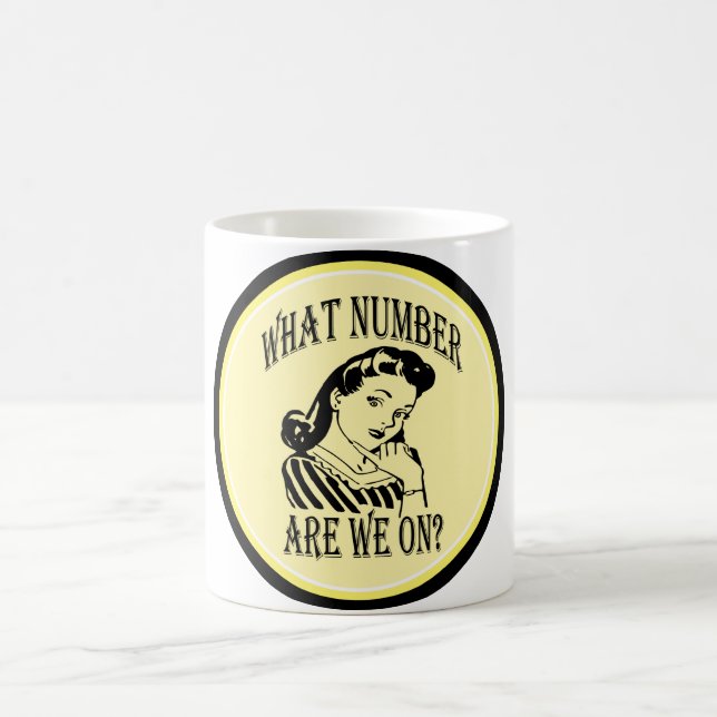 Bunco What Number Are We On #2 Coffee Mug (Center)