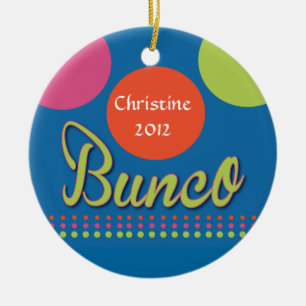 Bunco with Dots Ornament
