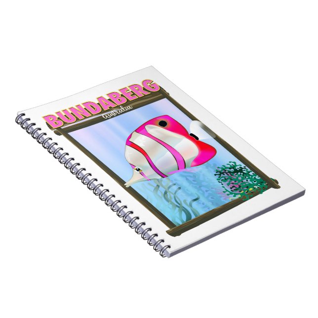 Bundaberg Australia travel poster Notebook (Right Side)