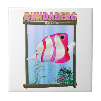 Bundaberg Australia travel poster Tile