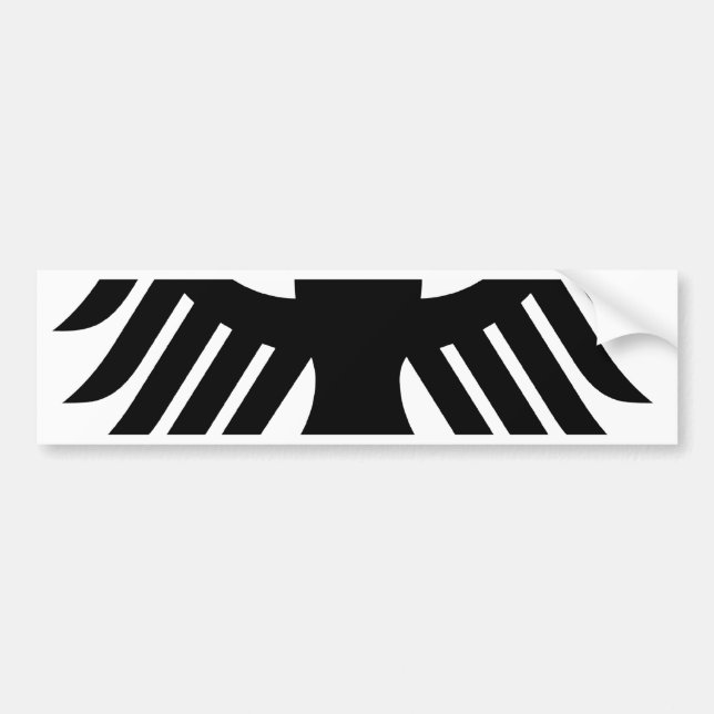 Bundesadler Bumper Sticker (Front)