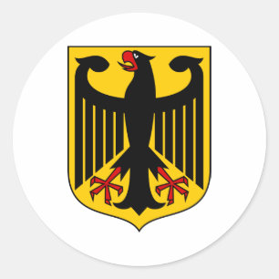 Bundesadler - Bundeswappen Deutschlands - Germany Classic Round Sticker