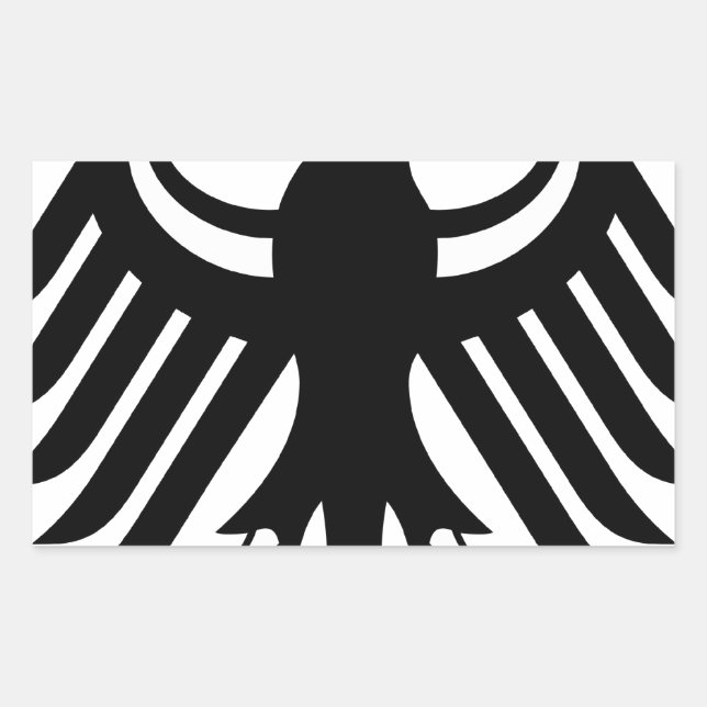 Bundesadler Rectangular Sticker (Front)