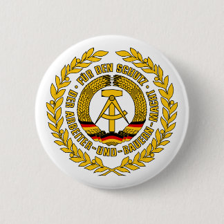 Bundesrepublik Deutschland / East Germany Crest 6 Cm Round Badge