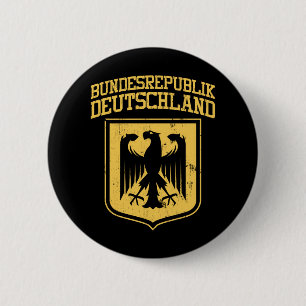 Bundesrepublik Deutschland / German Eagle 6 Cm Round Badge