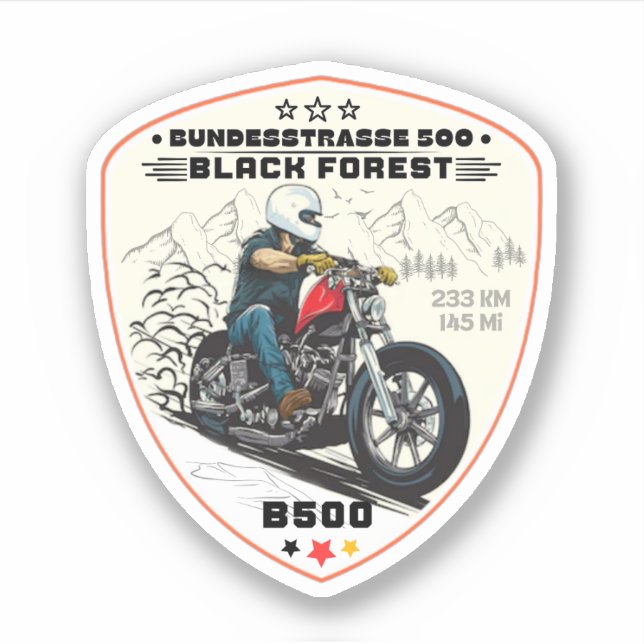 bundesstrasse 500,  black forest german way b500 (Front)