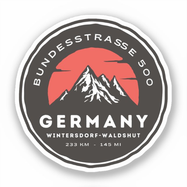  bundesstrasse 500,  black forest german way b500 (Front)