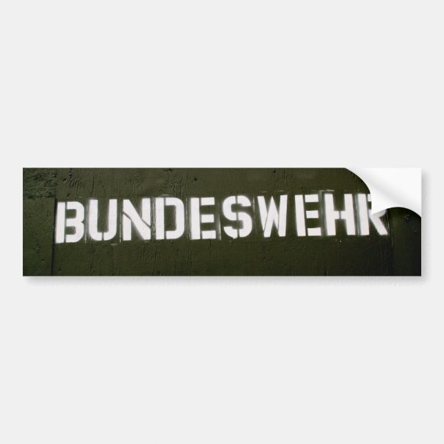 Bundeswehr Bumper Sticker (Front)