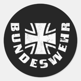 Bundeswehr Deutschland, Luftwaffe,German Air Force Classic Round Sticker