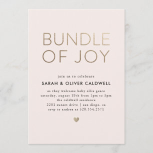 Bundle of Joy Baby Shower Invitation