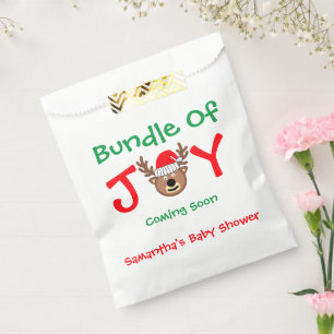Bundle of Joy Christmas Baby Shower Favour Bags