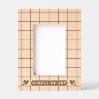 "Bundle of Joy" Custom New Baby Etched Frames