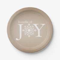 Bundle of Joy Neutral Winter Snow Baby Shower