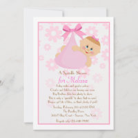 Bundle of Joy (Pk) Sprinkle Baby Shower Invitation