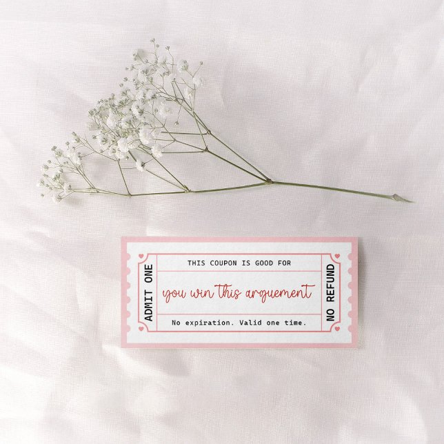 Bundle of Romantic Love Coupons for Him or Her Invitation (Creator Uploaded)