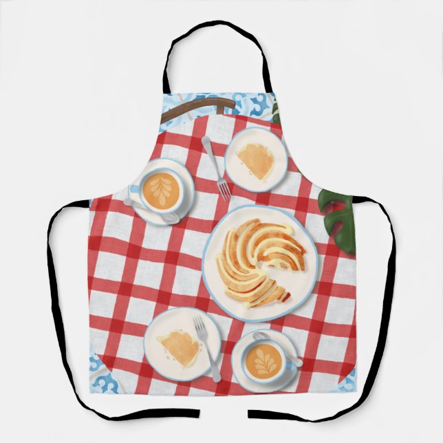 Bundt Cake and Coffee for Two Apron (Front)
