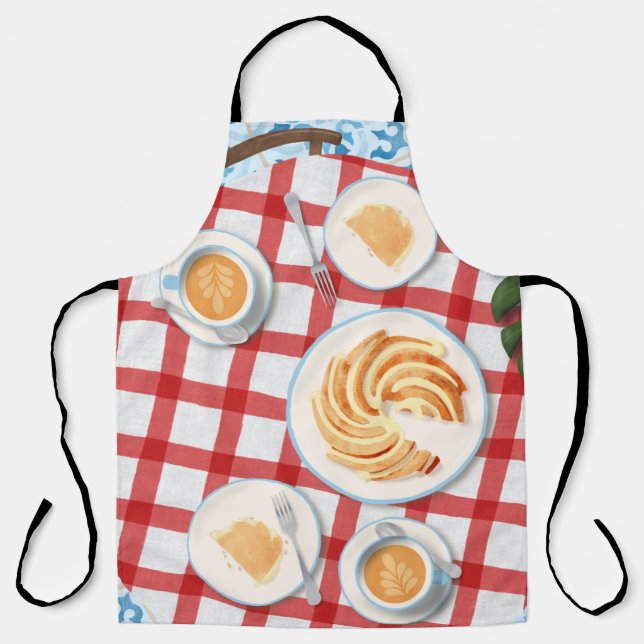 Bundt Cake and Coffee for Two Apron (Front)