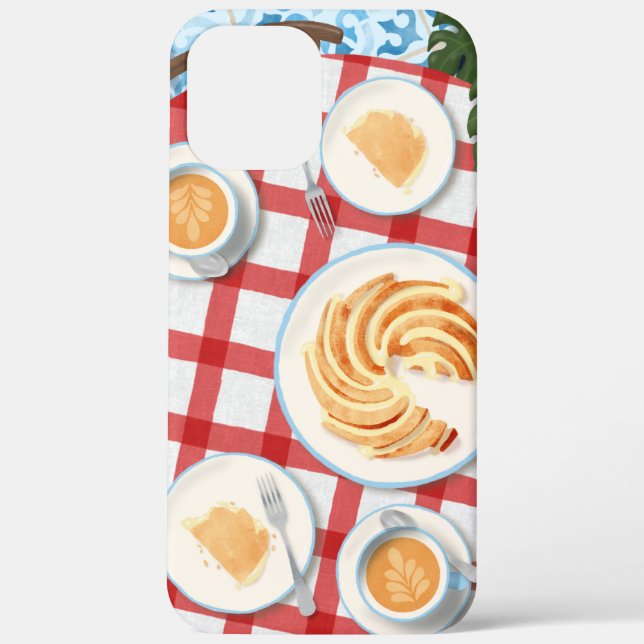 Bundt Cake and Coffee for Two Case-Mate iPhone Case (Back)