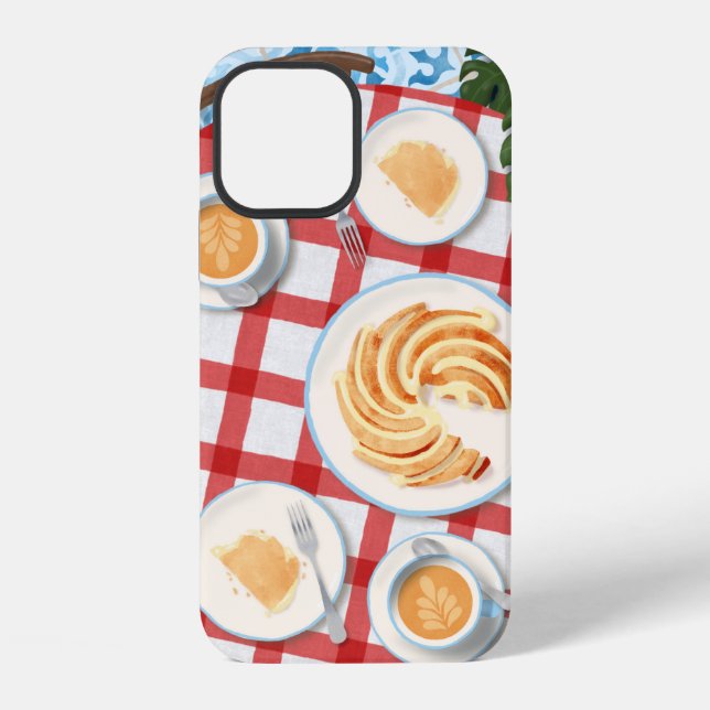 Bundt Cake and Coffee for Two iPhone Case (Back)