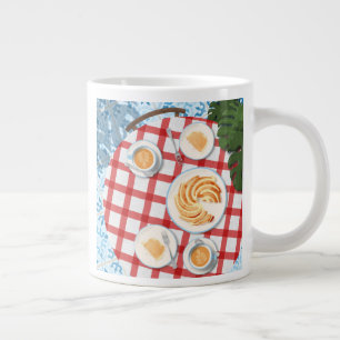 Bundt Cake and Coffee for Two Large Coffee Mug