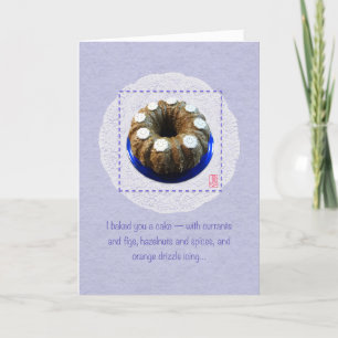 Bundt Cake Mother’s Day Greeting Card