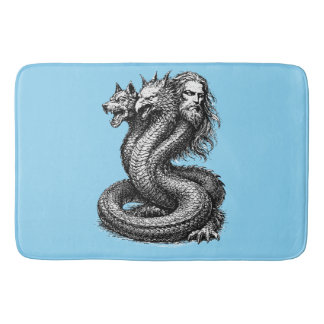 Bune Demon Three Faces, One Power Bath Mat