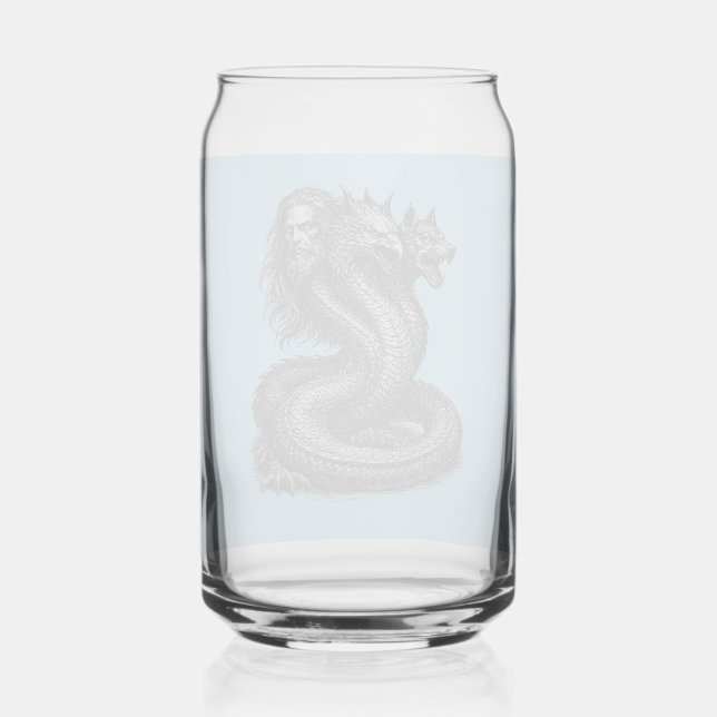 Bune Demon Three Faces, One Power Can Glass (Front)